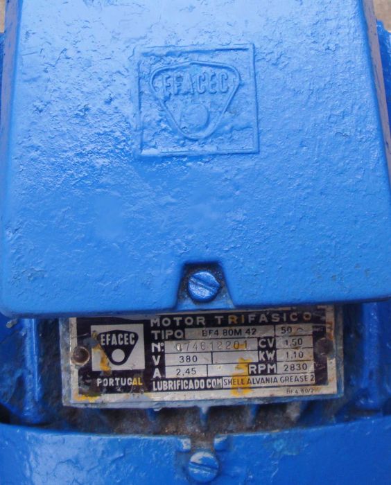Efacec - Motor Elétrico Trifásico - BF4 80M 42 - 1,5 Cavalos