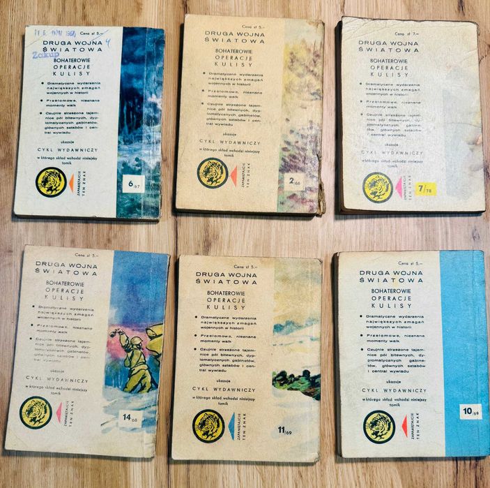 Legendy PRL/ Zestaw 10 książeczek/ Tygryski/ lata 60-80 XXw./ Extra