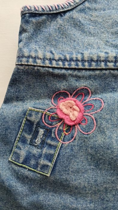 Sukienka na szelkach / sarafan rozm. 80 (12 m.)