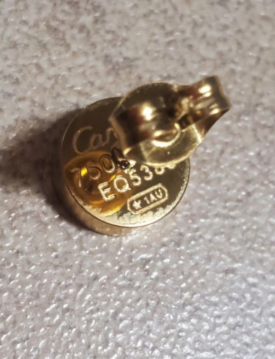 Золотые серьги 750 пробы