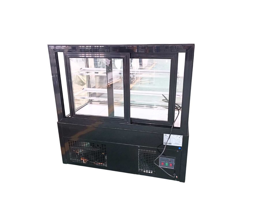 Witryna cukiernicza - 120 cm CZARNA NOWA! GWARANCJA! OD RĘKI!