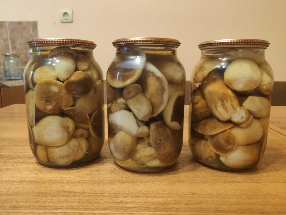 Гриби білі мариновані 1л
