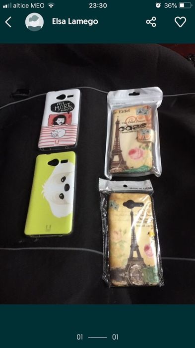 Capas telemovel novas