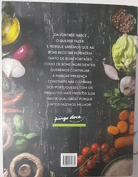 A mesa com o Pingo Doce