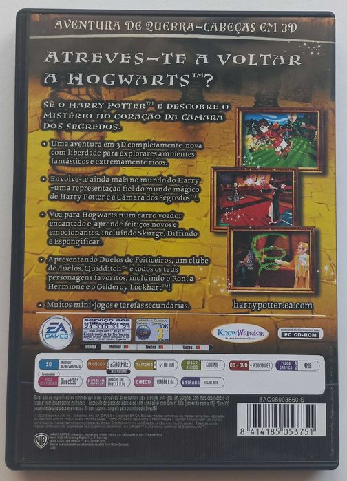 Jogo PC Harry Potter e a Câmara dos Segredos