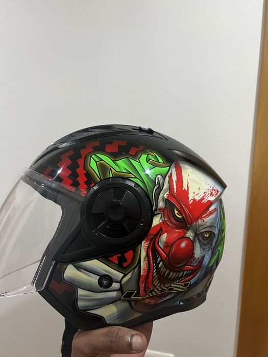 Capacete LS2 palhaço