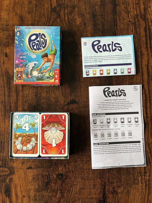 Jogo de cartas “Pearls”