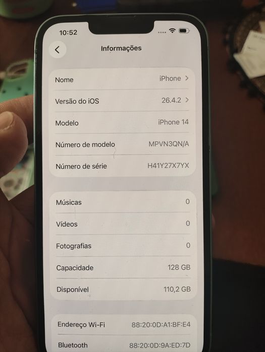 iPhone 14 azul 128gb