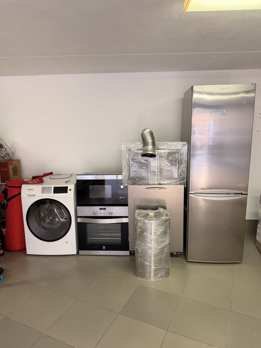 Eletrodomesticos p/ cozinha e lavandaria completo sem placa de fogão