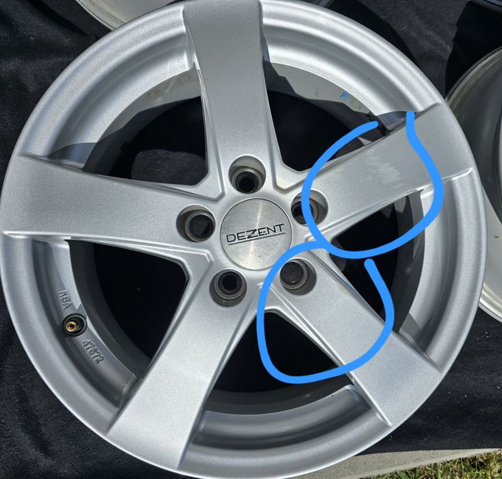 Felgi DEZENT 15 +gratis  opony Michelin Alpine
