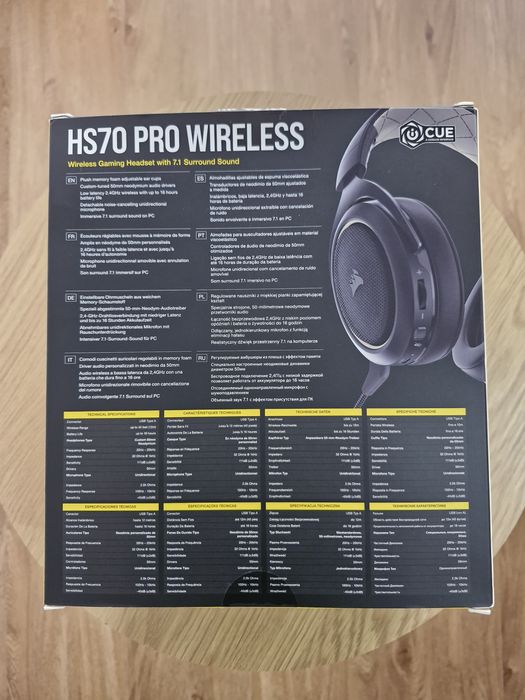 Headset Corsair HS70 Pro Wireless