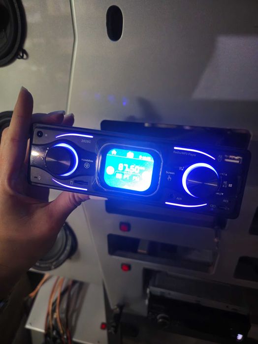 Автомагнітола Podofo 1DIN A4204 FM/Bluetooth/MP3-плеєр/AUX/USB