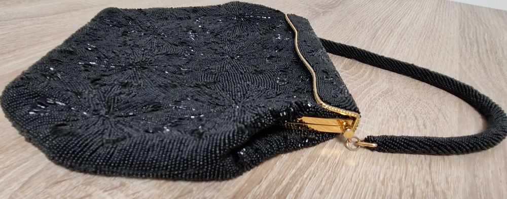 Pochete Bolsa Missangas Vintage de Cerimónia