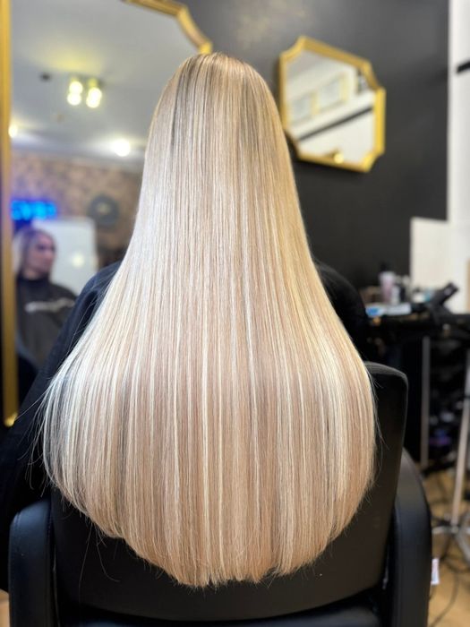 Przedluzanie wlosow keratyna/ bio tasmy