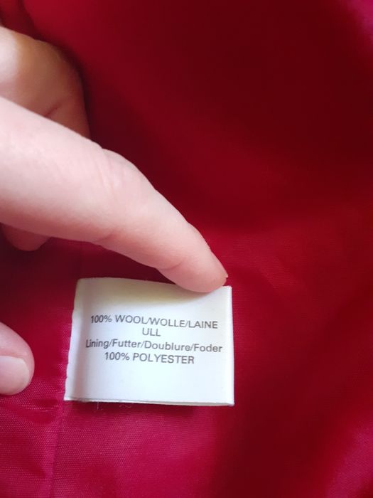 Kurtka czerwona/ płaszczyk/ płaszcz czerwony