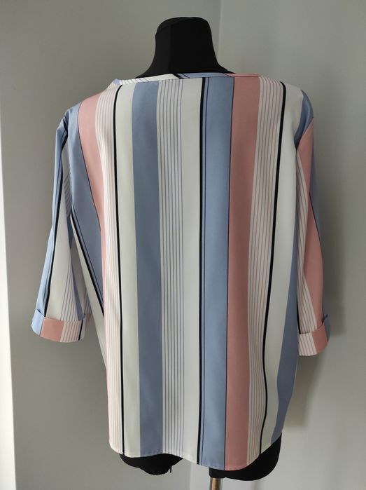Elegancka bluzka damska rękaw 3/4 rozmiar 42 XL