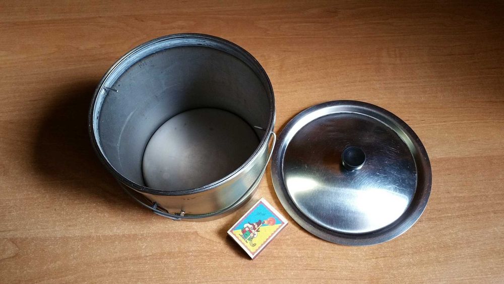 Титановый Походный Туристический Котелок из Советского Титана 2мм