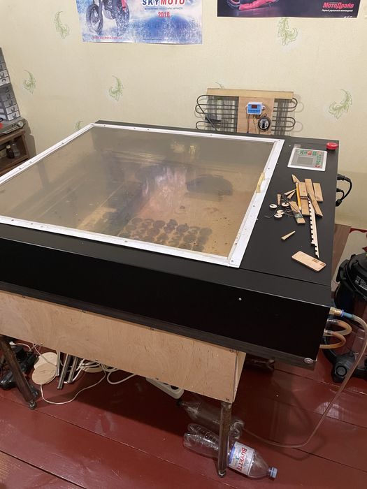 ЧПУ лазерний станок СО2,  50Вт, різак, гравер