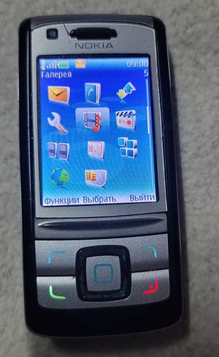 Мобильный Nokia 6280 Finland слайдер с зарядкой фарфор статуэтк sharp