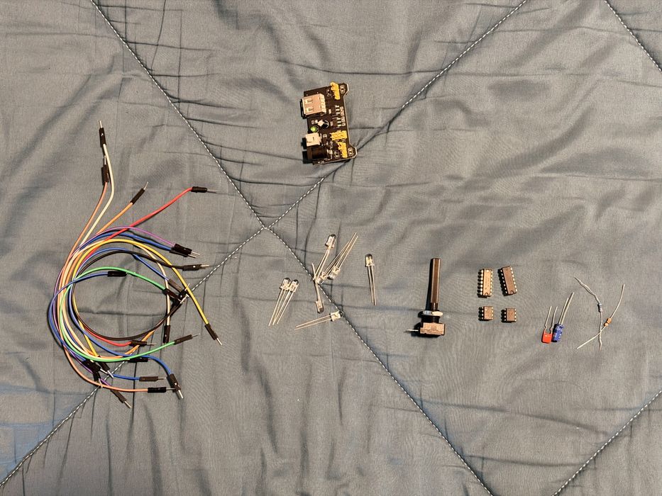 Material eletronico para experiencias