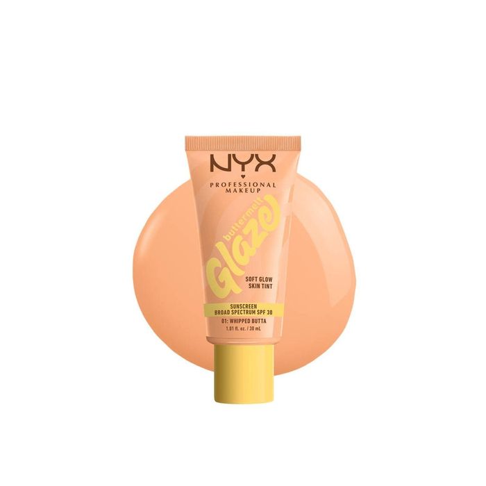 NYX Buttermelt Glaze Soft Glow Skin Tint SPF 30 01 Whipped Butta