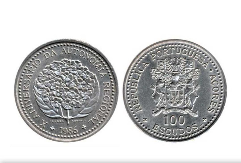 Moedas Comemorativas D. Afonso Henriques Desporto Açores FAO Outras