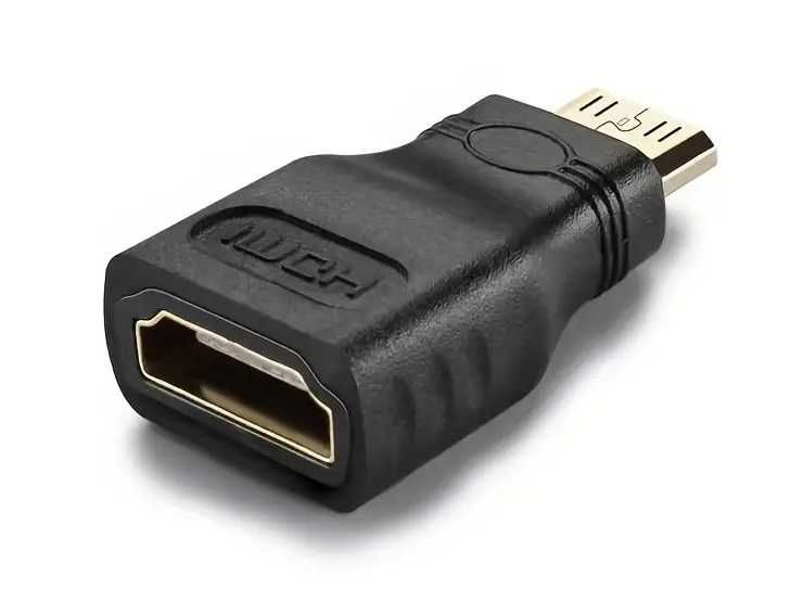 Adapter / przejściówka mini HDMI (M) -> HDMI (F}
