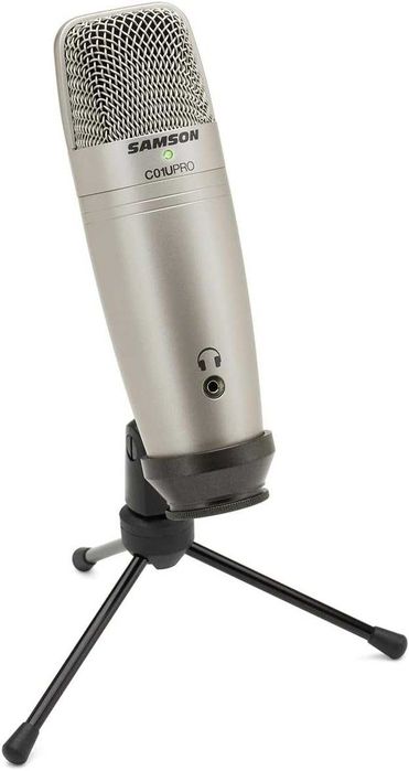 Mikrofon USB Samson C01U Pro Zestaw Podcastowy z mikrofonem i Słuchawkami
