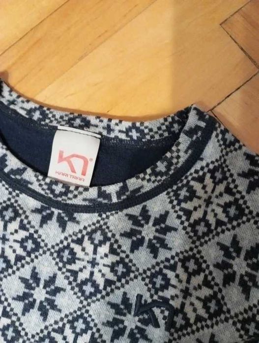 Karii Traa Dziewczęca Bluzka termoaktywna 60% Merino rozm.152/12lat