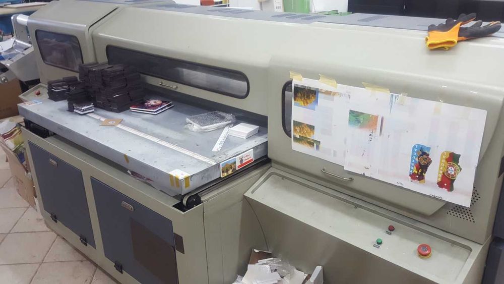 Impressora UV Plana area impressão 1380 x 1240mm