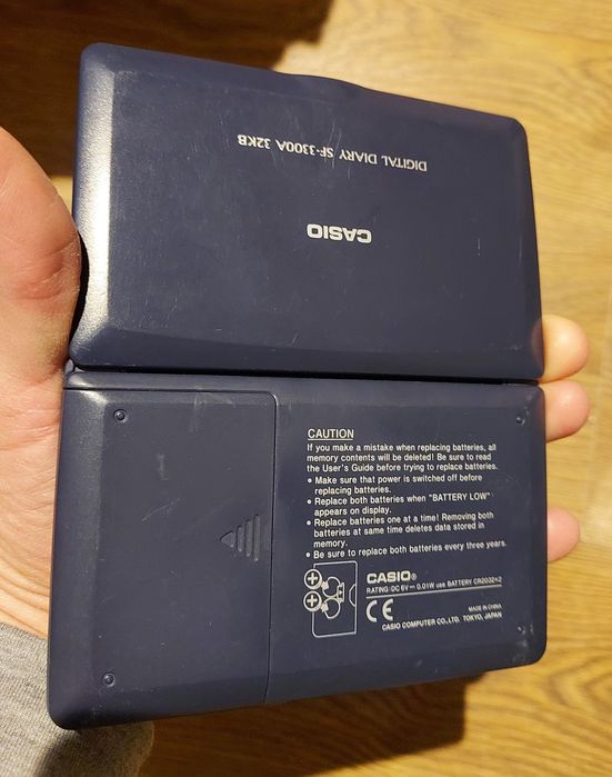 Casio sf-3300a Digital diary
