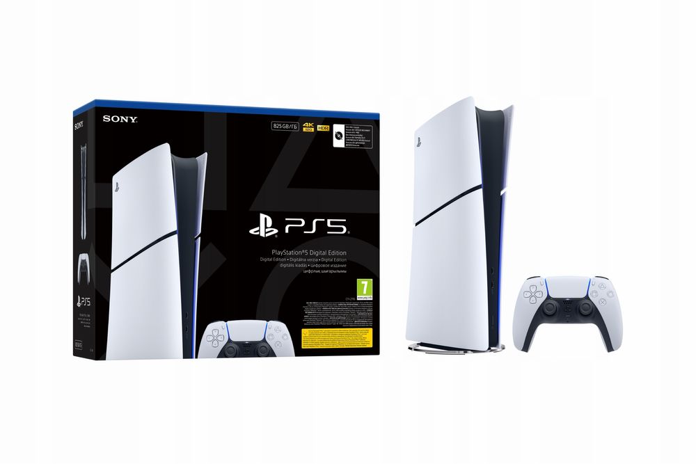 Sony Playstation 5 Digital Edition Slim + 2 pady