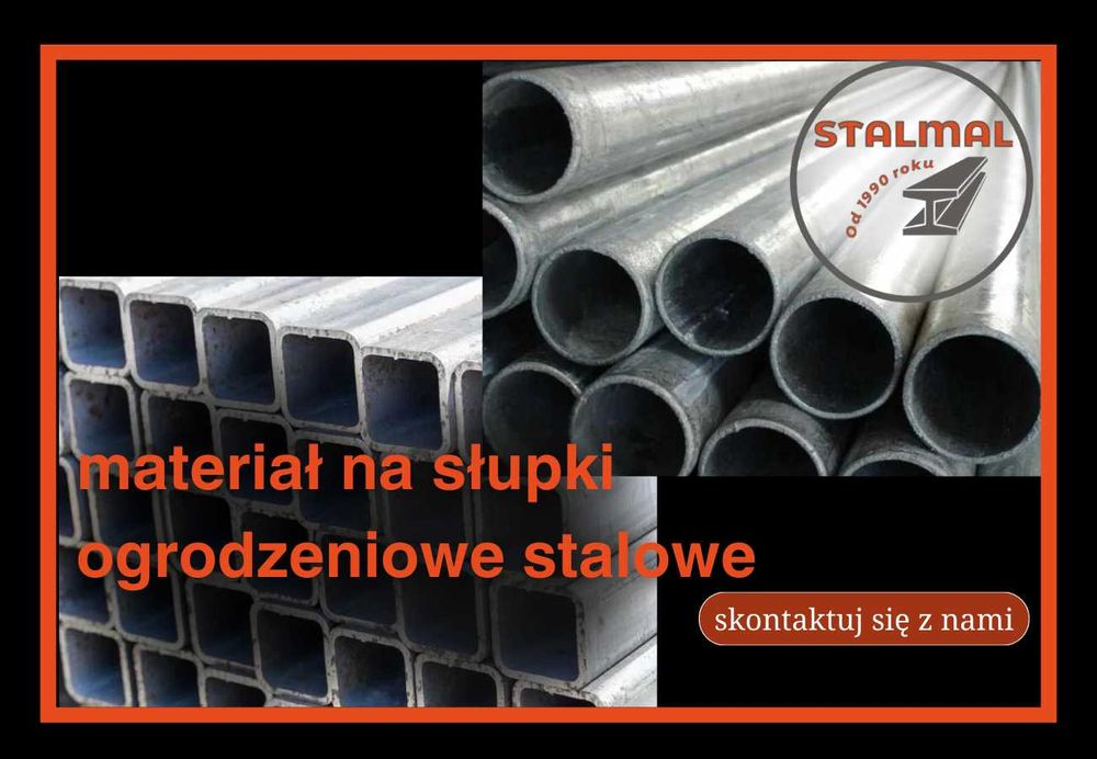 Materiał na słupki ogrodzeniowe stalowe, Olsztyn I Warmińsko Mazurskie