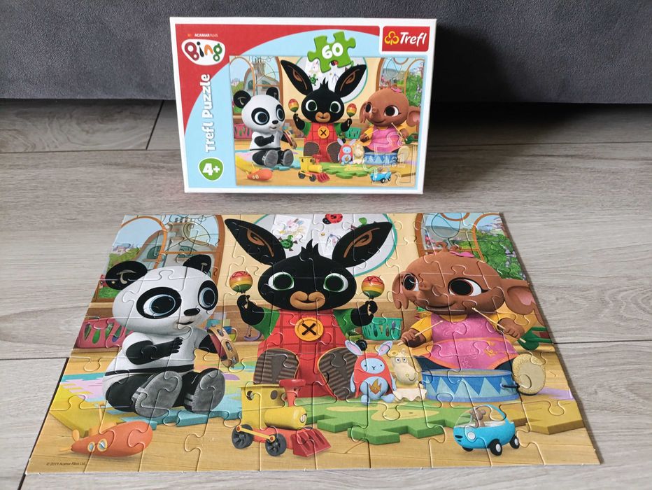 Puzzle 4+ Minnie (2x50), Bing (60), Wieś (60) Trefl