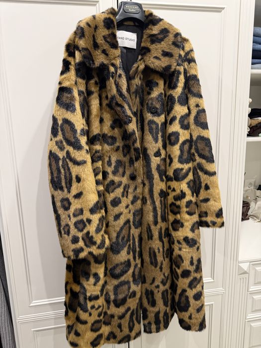 Шуба Stand Studio леопардовий принт, нова
