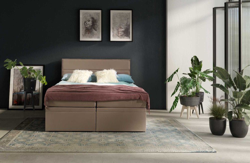 Łóżko kontynentalne z pojemnikiem, promocja !