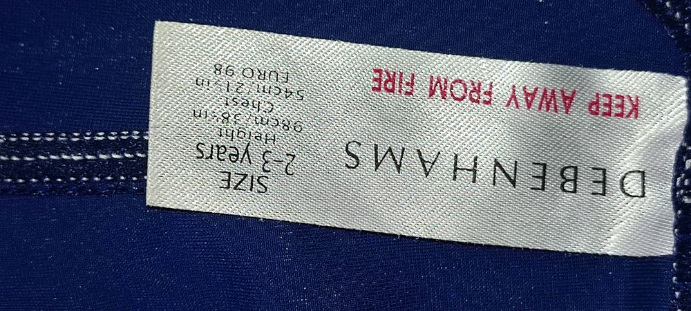 Spodenki kąpielowe Debenhams rozm 92-98 wymiary na fotkach
