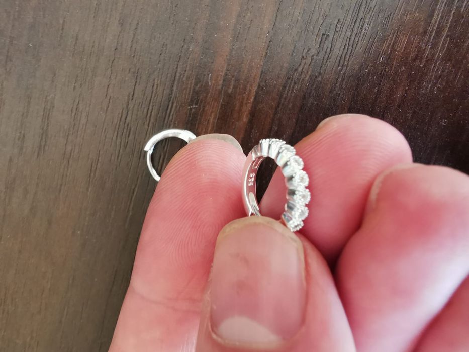 Сережки серебро серьги