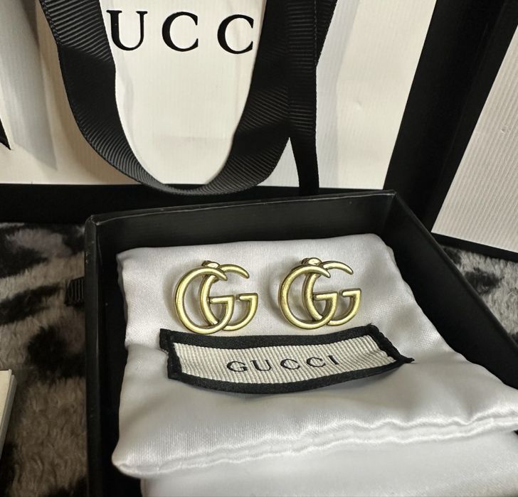 Kolczyki GG Gucci pudelko komplet prezent
