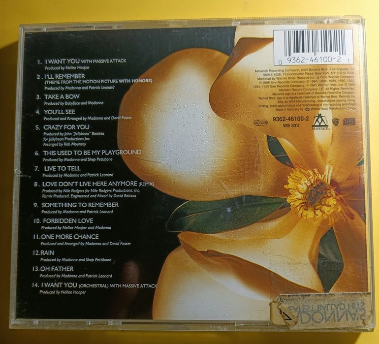 CD -  Madonna ...