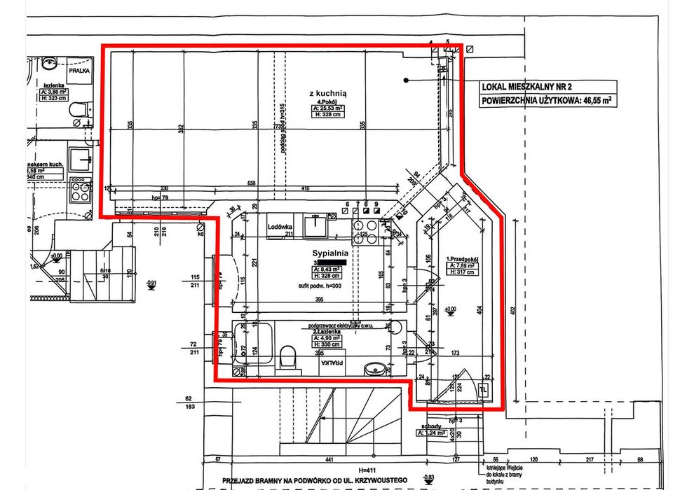 2-pokojowe mieszkanie w centrum - Turzyn | niezależne wejście