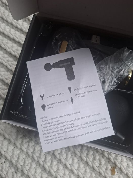 Nowy masażer mini z końcówkami