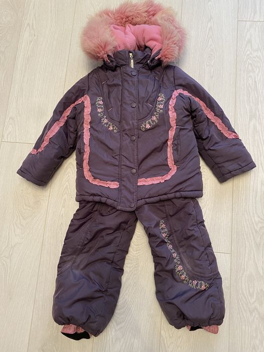 Зимній комбенізон для дівчинки