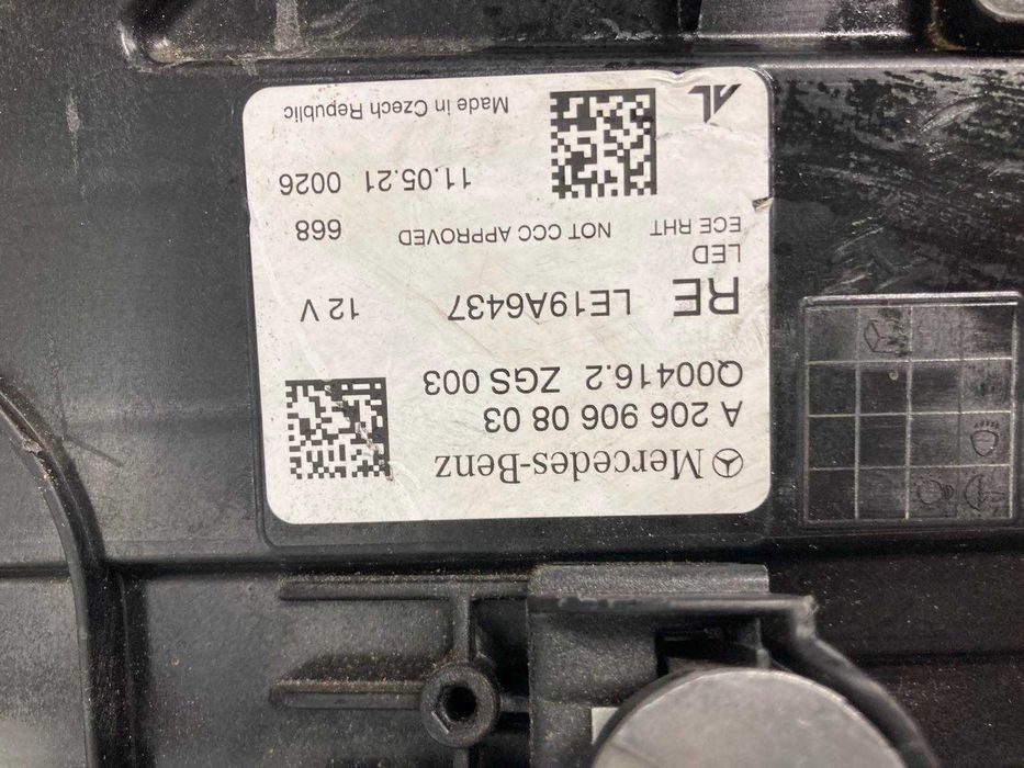 Фара Mercedes C-class W206 Full Led A2069060803 A2069060703