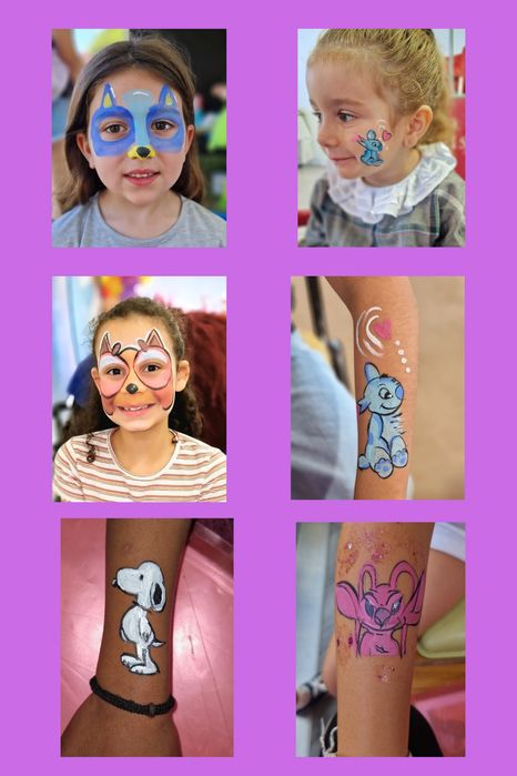 Animadora infantil-Pinturas faciais entre outras atividades