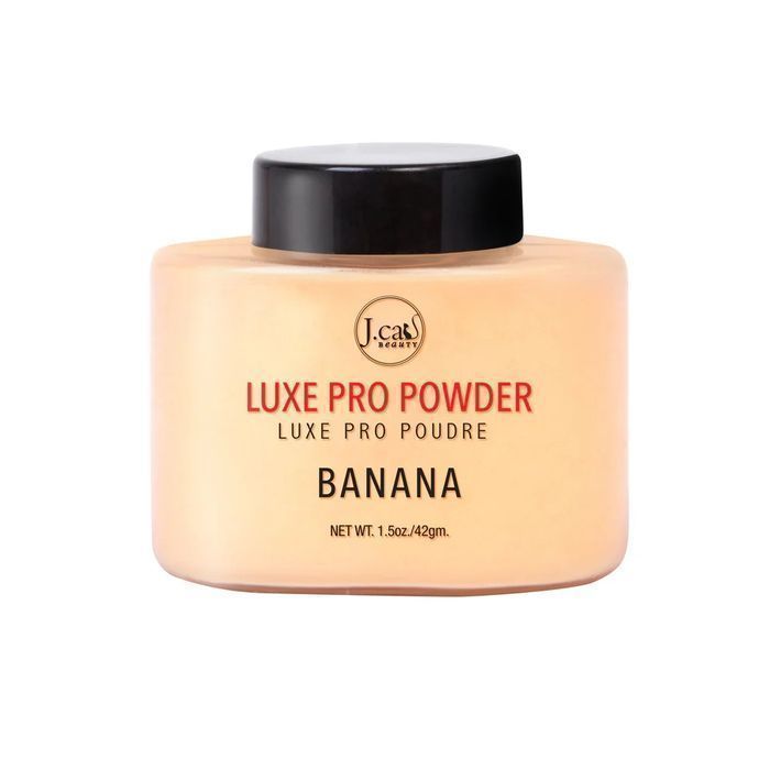 J.Cat Beauty Luxe Pro sypki puder utrwalający 101 Banana 42g