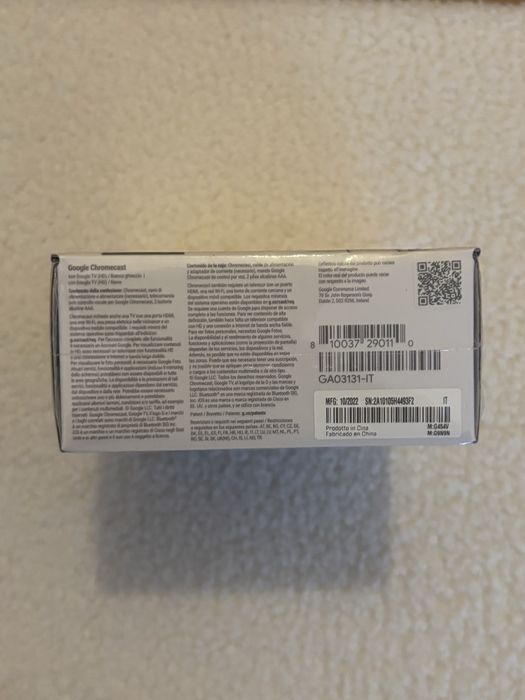 Google Chromecast Lacrado