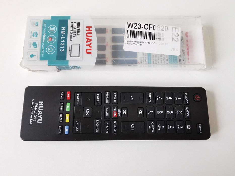 Pilot Huayu RM-L1313 czarny do Haier