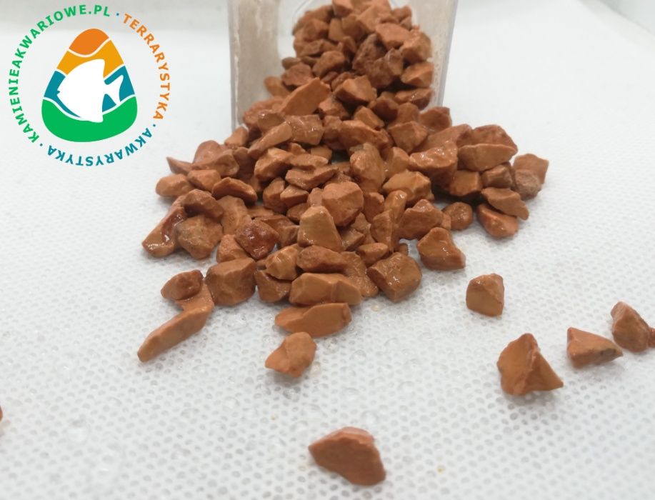 Pomarańczowy żwirek 1-3 mm do akwarium