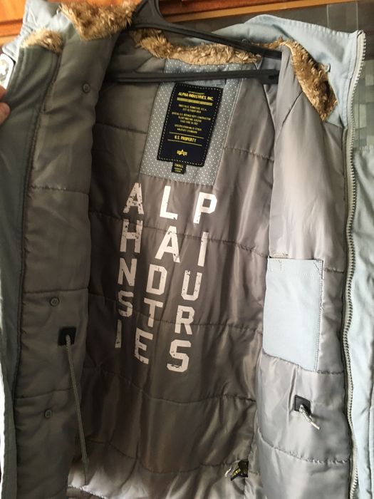Куртка Alpha Industries N-3B "Аляска", розмір S. Чоловіча зимова парка